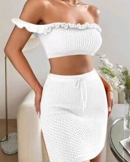 Off Shoulder Queen Two Piece