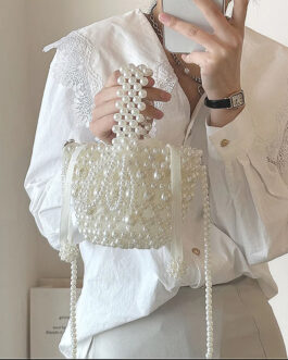 Pearls Shoulder Mini Bag