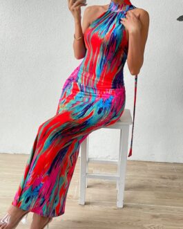 Sexy Backless Bodycon Maxi Dress