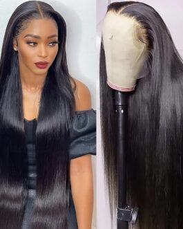 Straight 13*6*1 Lace Front HD Lace Frontal Brazilian Virgin Human Hair Pre Plucked With Baby Hair Wig