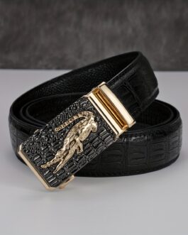 Men’s Fashion Black Automatic Buckle Belt