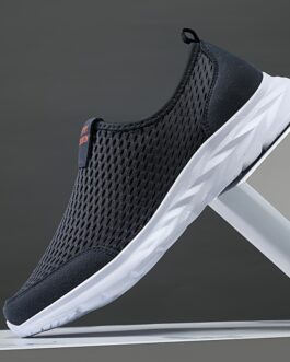 Men’s Mesh Breathable Lightweight Slip-On Casual Shoes For Traveling Jogging