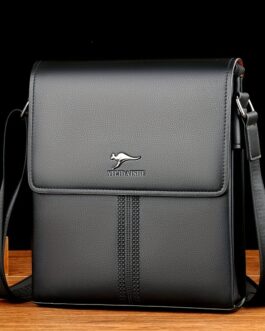 Men’s Fashion Business Crossbody Bag Simple Large Capacity Shoulder Bag