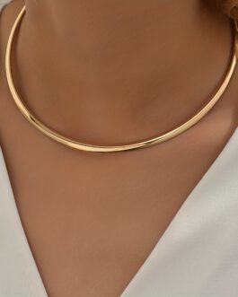 Simple Collar Neck Ring Plated Fine Jewelry Choker