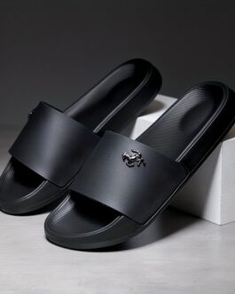 Men’s Slides, Open Toe Shoes For Indoor Outdoor Beach Shower