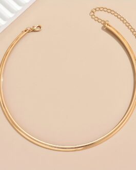 Simple Collar Neck Ring Plated Fine Jewelry Choker