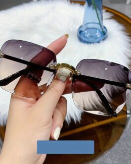 Square Rimless Fashion Sunglasses