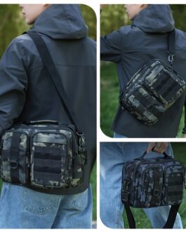 Men’s Shoulder Bag, Outdoor Camping Waist Bag/Travel Bag