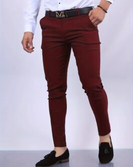 Men’s Casual Vintage Style Slightly Stretch Dress Pants