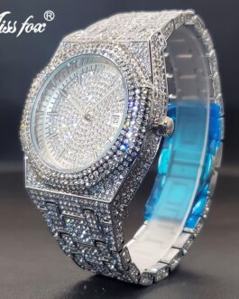 Fashion Men’s Watches, Rhinestone Waterproof Calendar