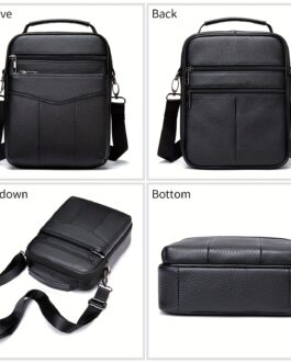 High-Quality Genuine Leather Shoulder Bag For Men Crossbody Bag