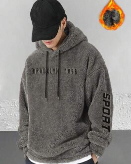 Loose Teddy Bear Style Hoodie